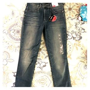 High rise skinny jeans